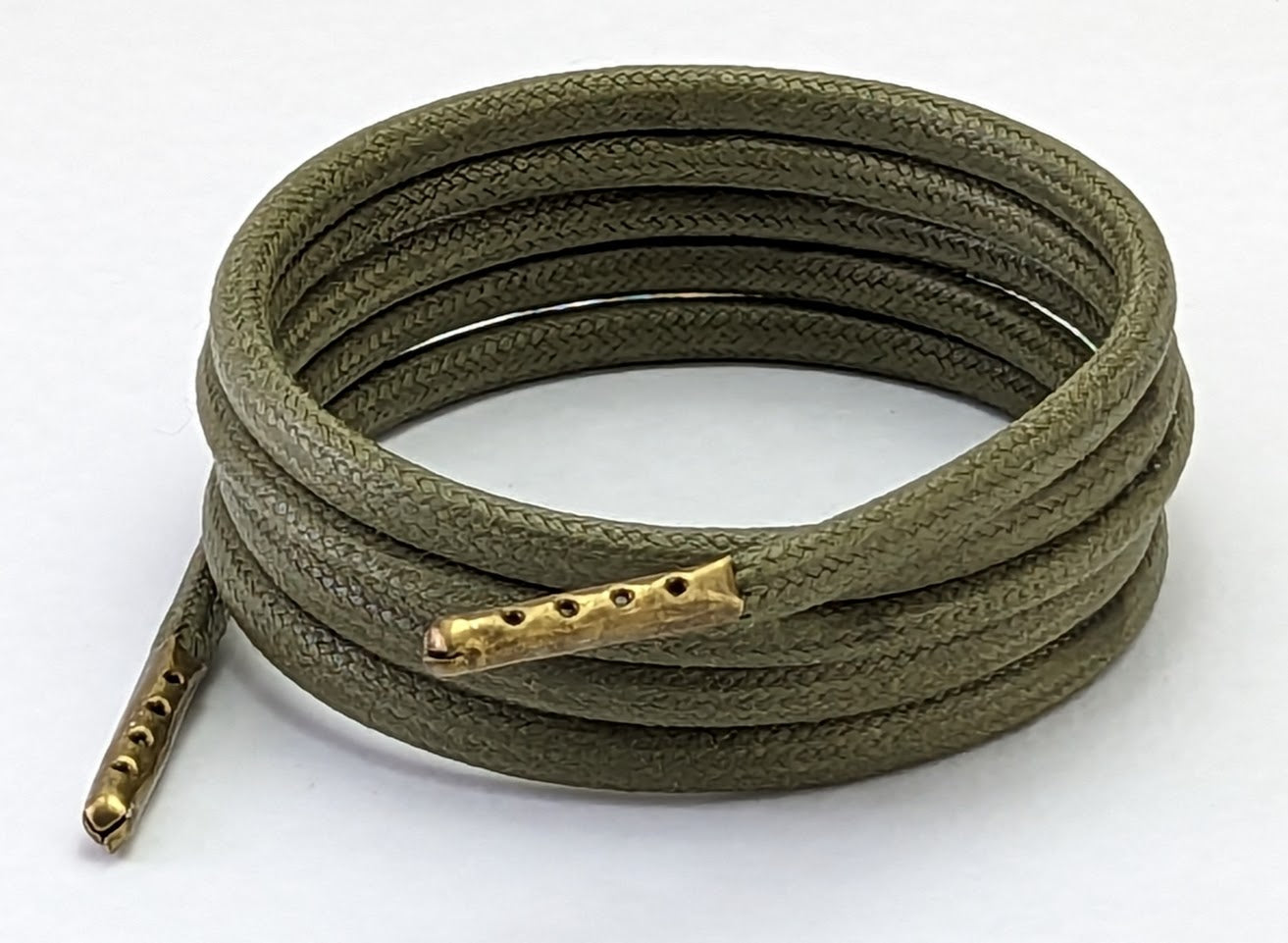 Shoelaces & Boot laces wax cotton 5 mm round